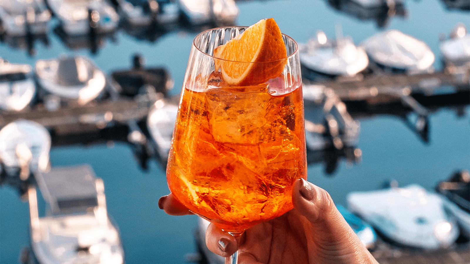 Senses cocktails and wine bar faro portugal aperol spritz
